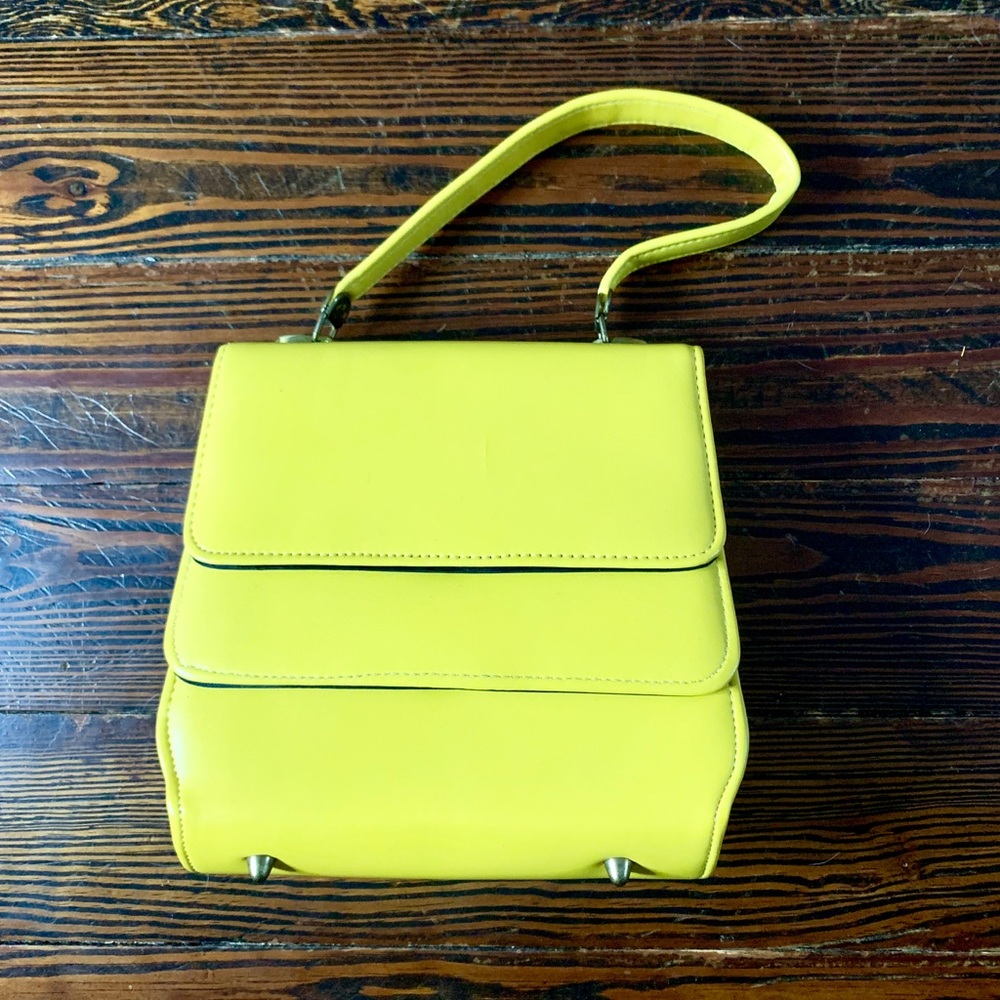 VINTAGE • RARE • CANARY YELLOW HANDBAG